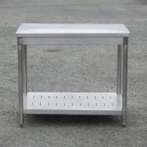 1タニコー 業務用 ステンレス 作業台 W900 D600 H800mm 厨房 W90 D60 H80cm TX-WT-90NB