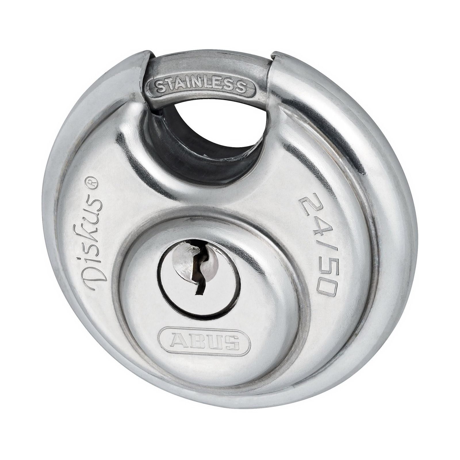 ABUS アバス ディスカス ステンレス錠 24IB 50mm 3本キー 24IB/50(沖縄・離島の方発送不可）) 7fc0875a