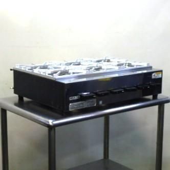 2018年製 オザキ OZK6 LP ガス テーブル 6口 コンロ 自動点火 