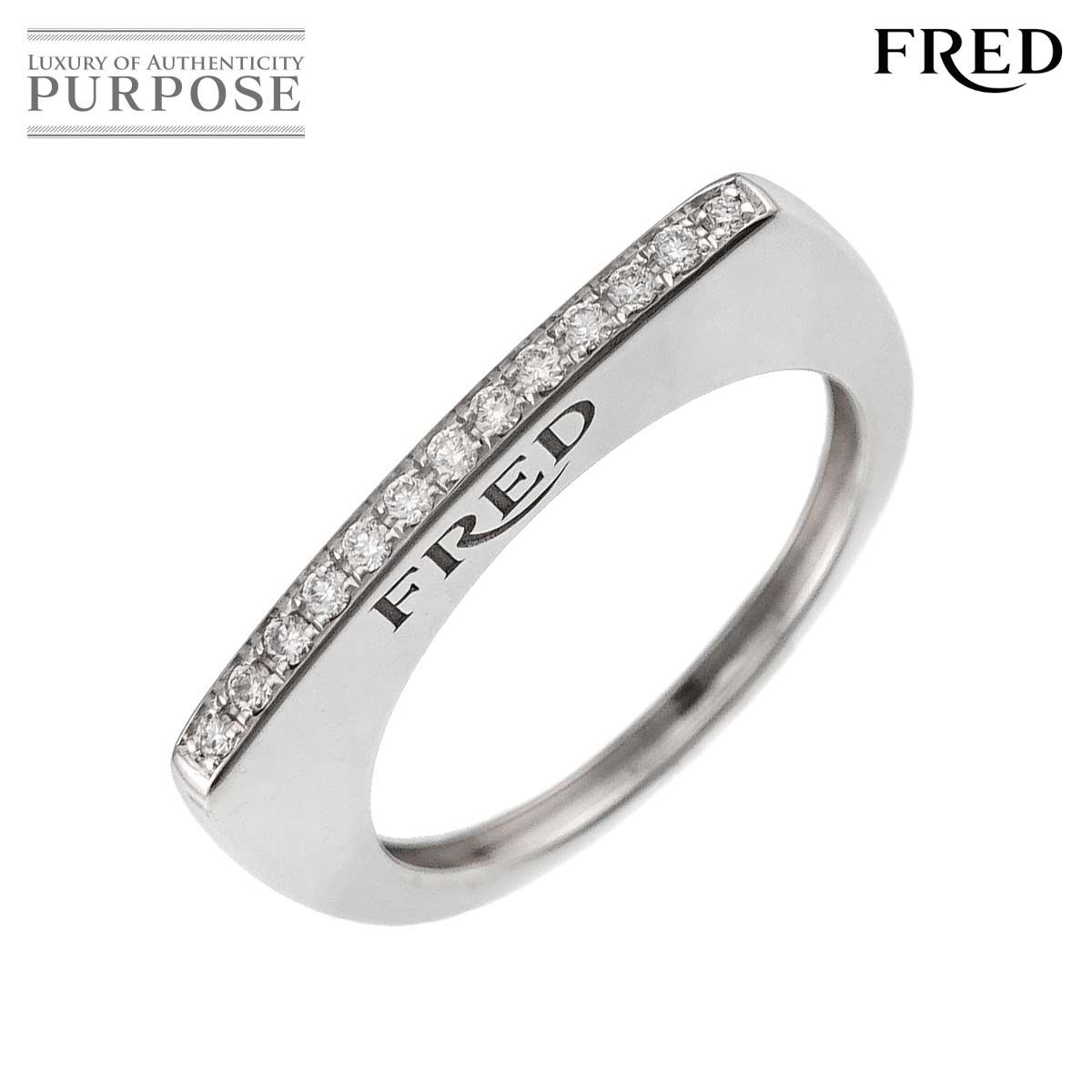 フレッド FRED ミニ サクセス #51 リング ダイヤ K18 WG ホワイトゴールド 750 指輪 Success Ring 90316828