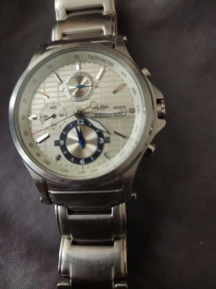 SEIKO アルバ クロノグラフ メタル 時計 故障
