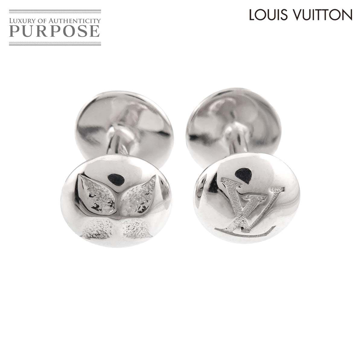 本物中古】ルイヴィトン LV カフス ルイヴィトン(Louis Vuitton