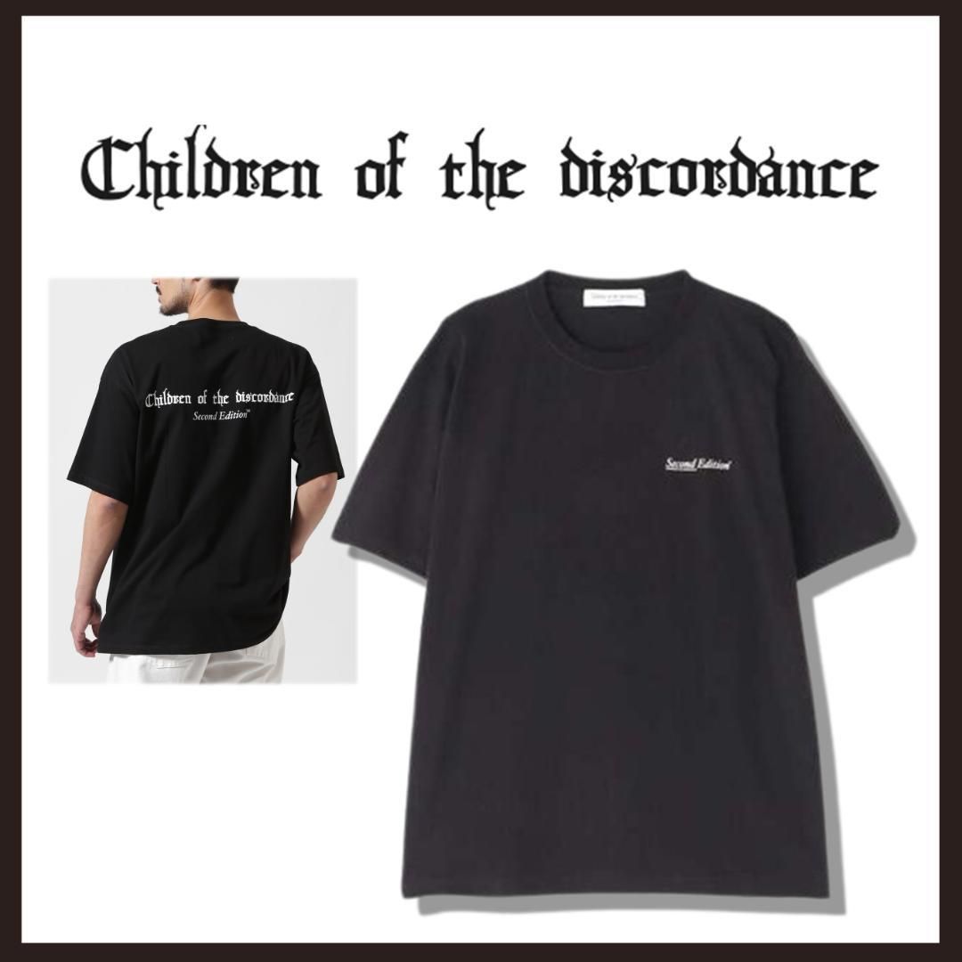 新品 未使用 チルドレン オブ ザ ディスコーダンス ロゴTシャツ ブラック M【Children of the discordanc】バックプリント