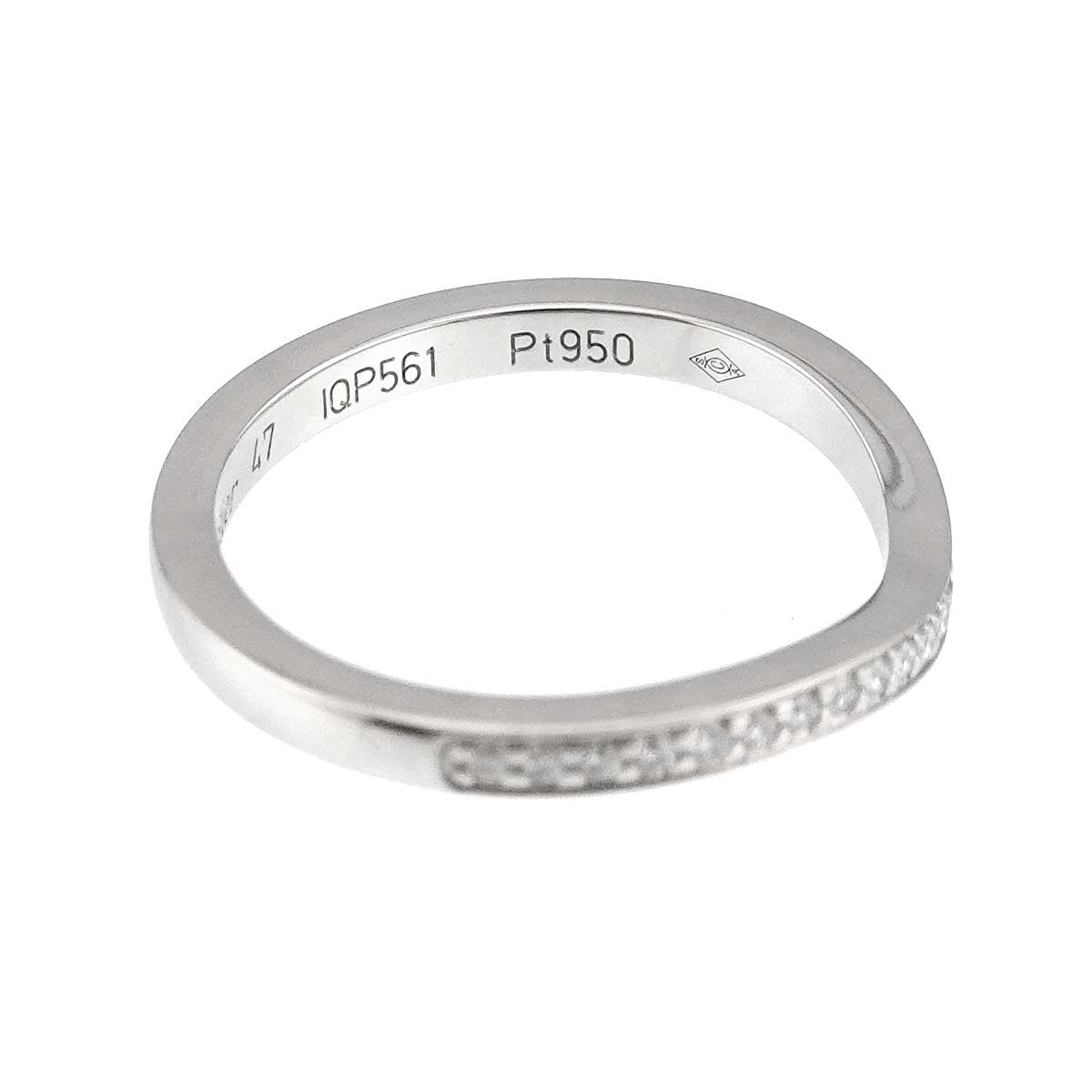 カルティエ Cartier バレリーナ カーブ #47 リング ダイヤ Pt プラチナ 