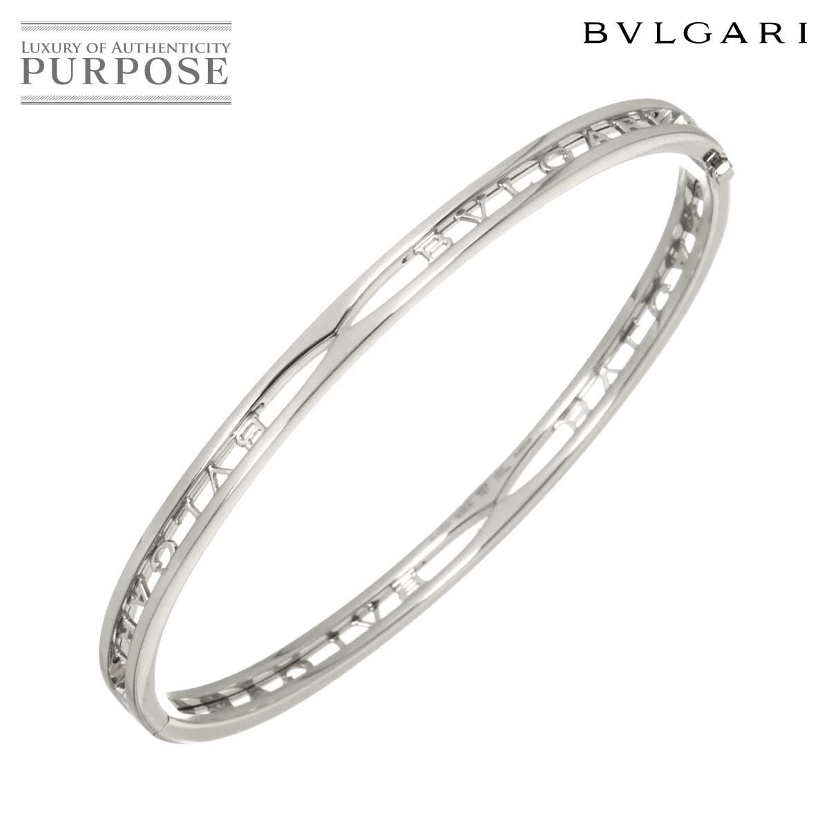 ブルガリ BVLGARI ビーゼロワン ブレスレット #ML 18cm K18 WG ホワイトゴールド 750 B-ZERO1 Bracelet 90321539