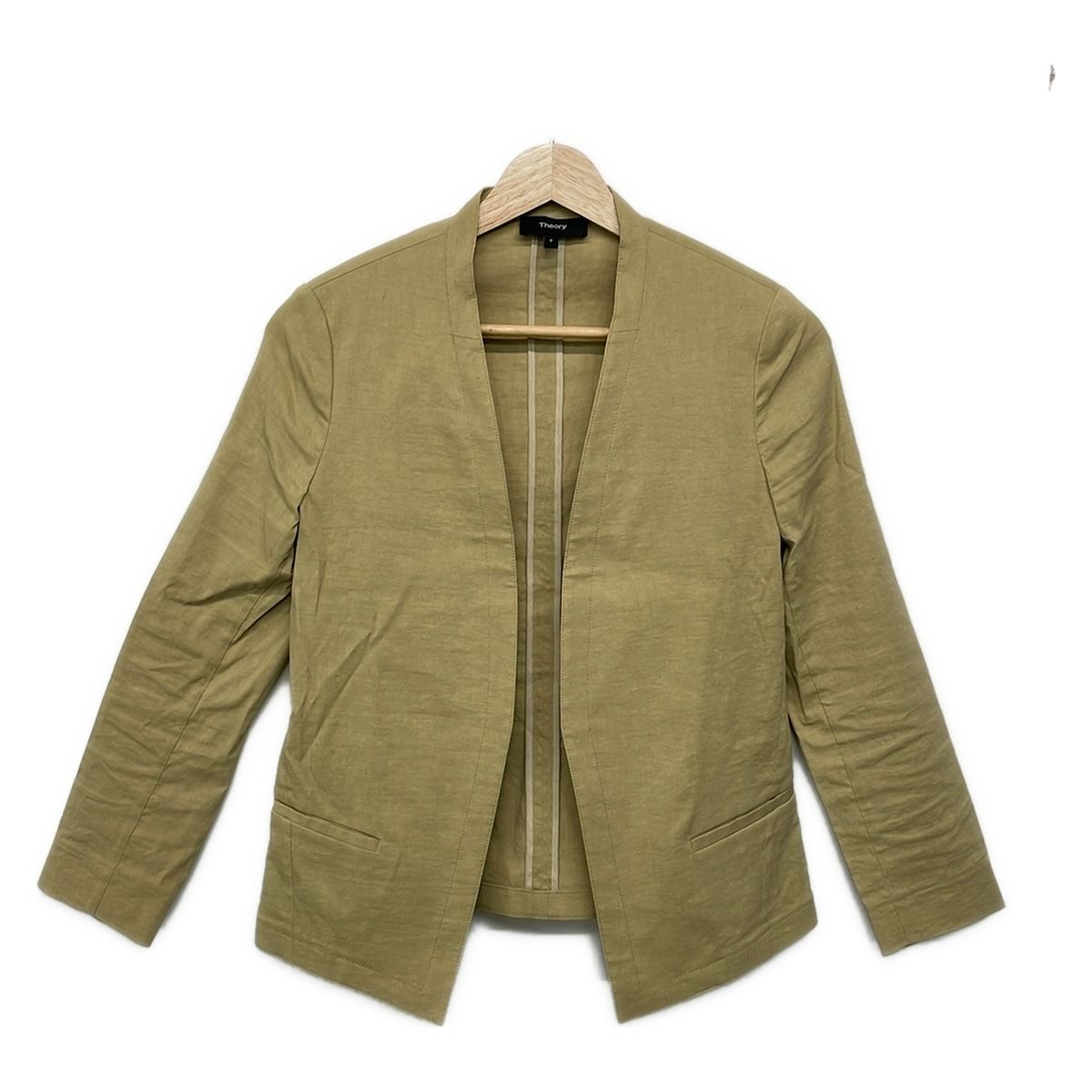 theory(セオリー) ジャケット サイズ0 XS レディース - ベージュ 長袖/春/秋 4,615円