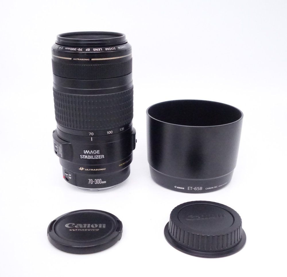 【極上品】キヤノン Canon 望遠ズームレンズ EF 70-300mm F4-5.6 IS USM [W2604104A]