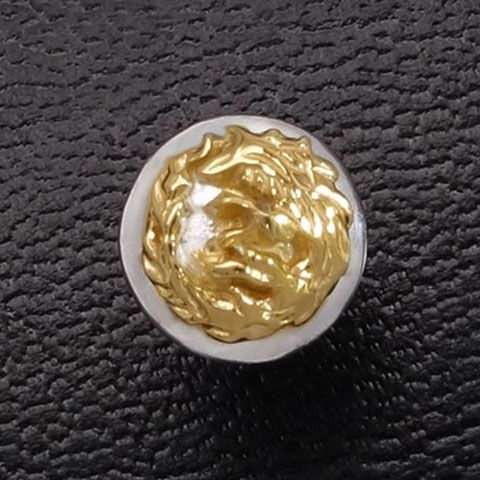 【送料無料】 ウルフマン WOLFMAN B.R.S ウルフマンBRS ムーン ウルフ ボール スタッド ピアス ゴールド 　メンズ　レディース