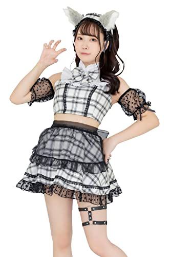 クリアストーン(Clearstone) リリカルパレット コスプレ ハロウィン アッシュウルフメイド レディース グレーpms def256d9