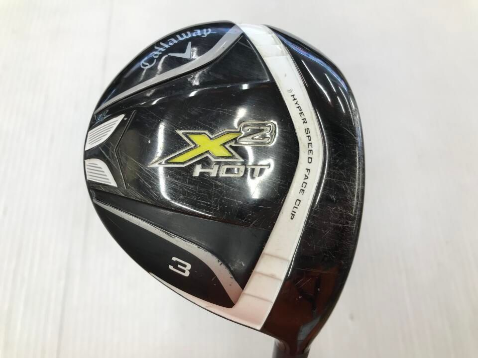 キャロウェイ　X2 HOT　15度　X2 HOT　SRフレックス　フェアウェイウッド　中古【最短即日発送】
