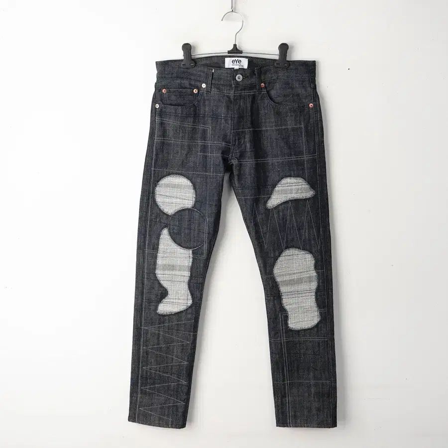 31/ジュンヤワタナベマン COMME des GARCONS EYE パッチワーク デニムパンツ