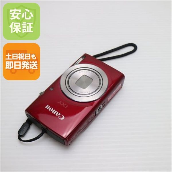 新品同様 IXY 180 レッド 即日発送 コンデジ Canon 本体 土日祝発送OK 06000