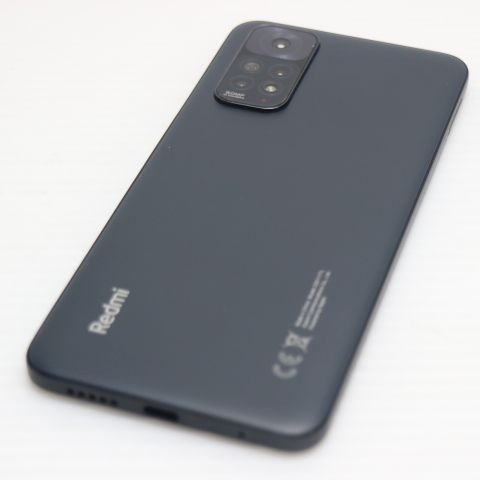 新品同様 SIMフリー Redmi Note 11 グラファイトグレー スマホ 白ロム