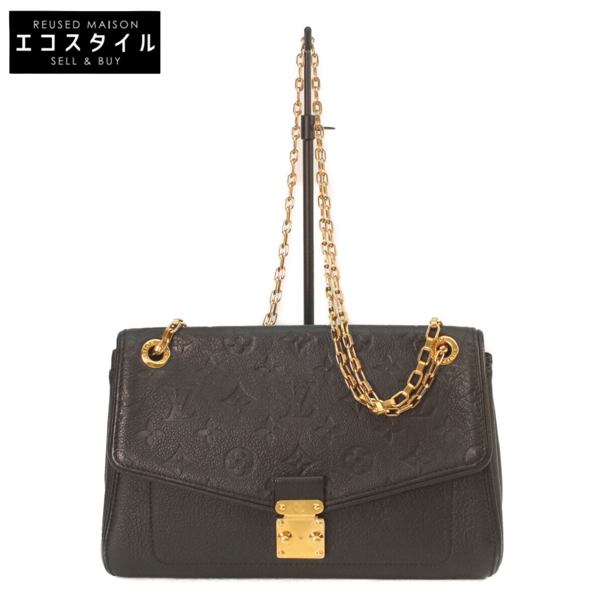 LOUIS VUITTON ルイヴィトン M48931 モノグラムアンプラント ノワール サンジェルマンPM
