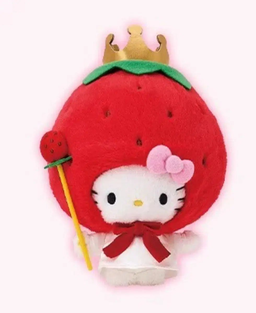 サンリオ ハローキティ いちごの王様 いちごハウス マスコット ぬいぐるみ キーホルダー 新品