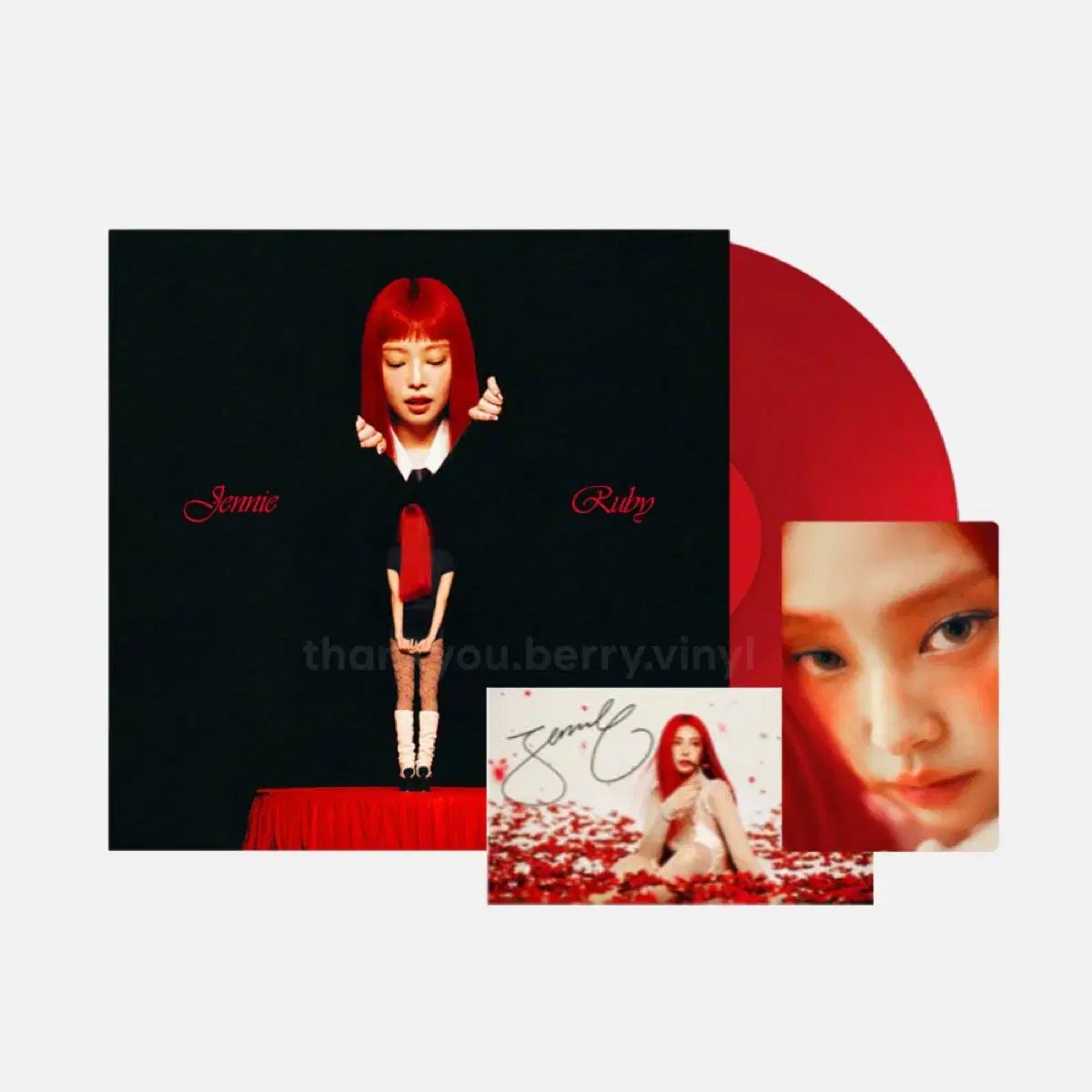 宅配便 20 3 ） BLACKPINK(ブラックピンク・ブルピン) ジェニー(JENNIE) サイン入り lp Ruby 正規 1 家 未開封