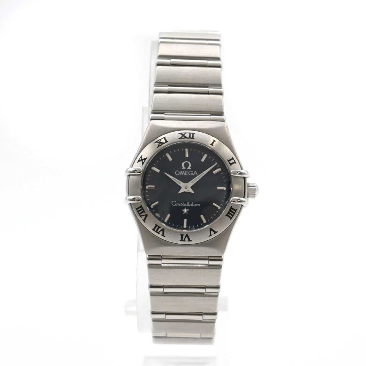 OMEGA オメガ コンステレーション 1562.40 クォーツ 腕時計 シルバー ネイビー 58LC578