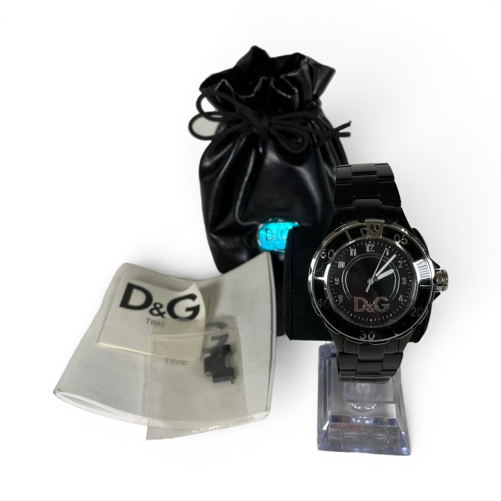 D&G ドルチェ＆ガッバーナ ドルガバ 腕時計 クォーツ タイム アンカー DW0663