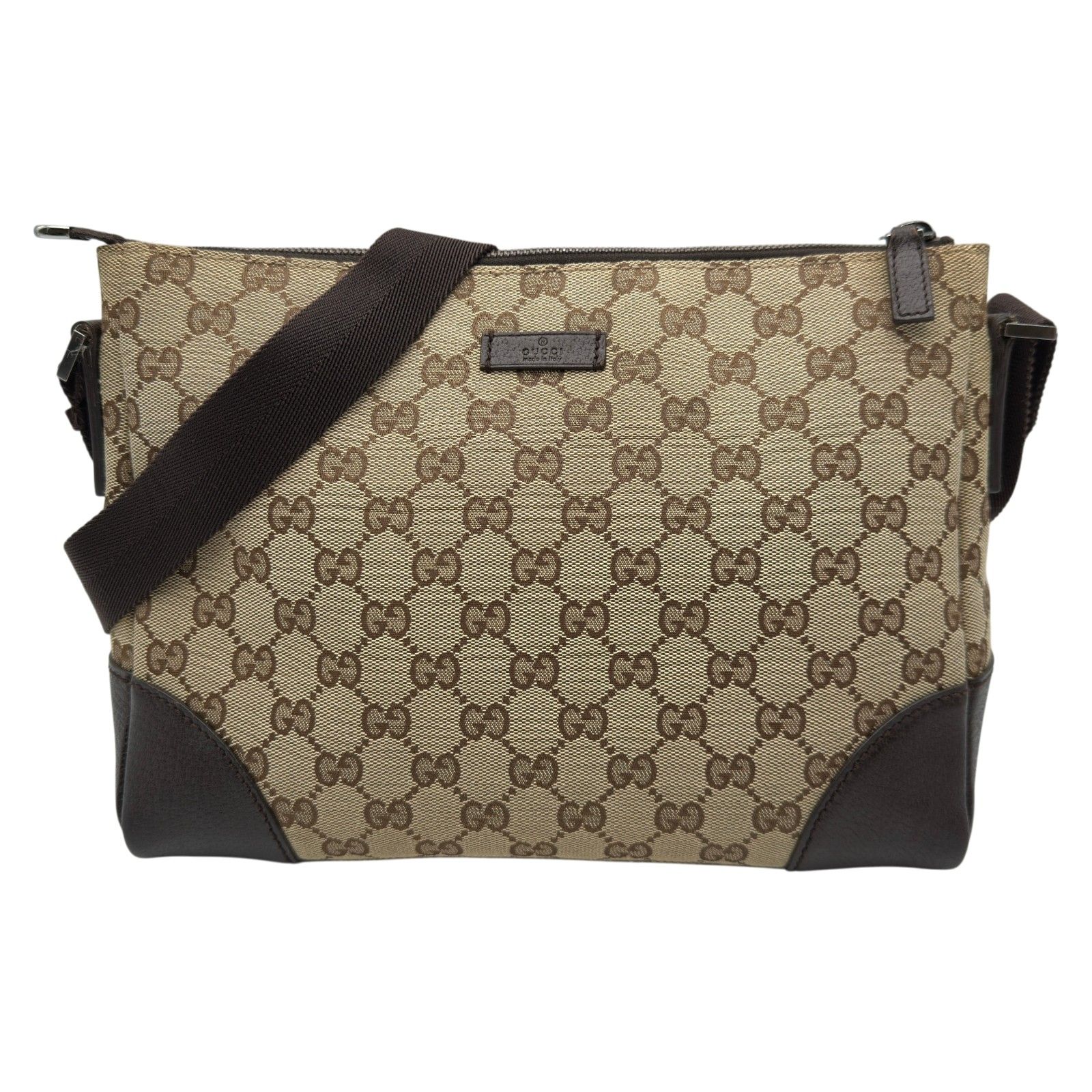 グッチ GUCCI GGキャンバス ショルダーバッグ 114273 ブラウン GG