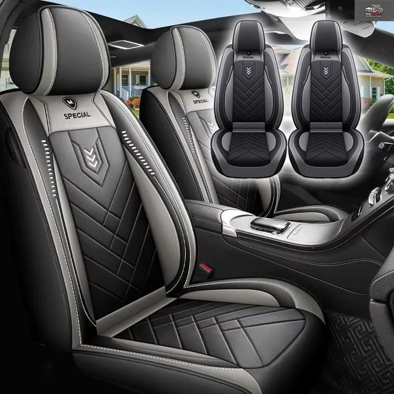 オールインクルーシブシートカバー フルレザーカーシートクッション 運転席カバーまたは助手席カバー オールシーズンパッド
