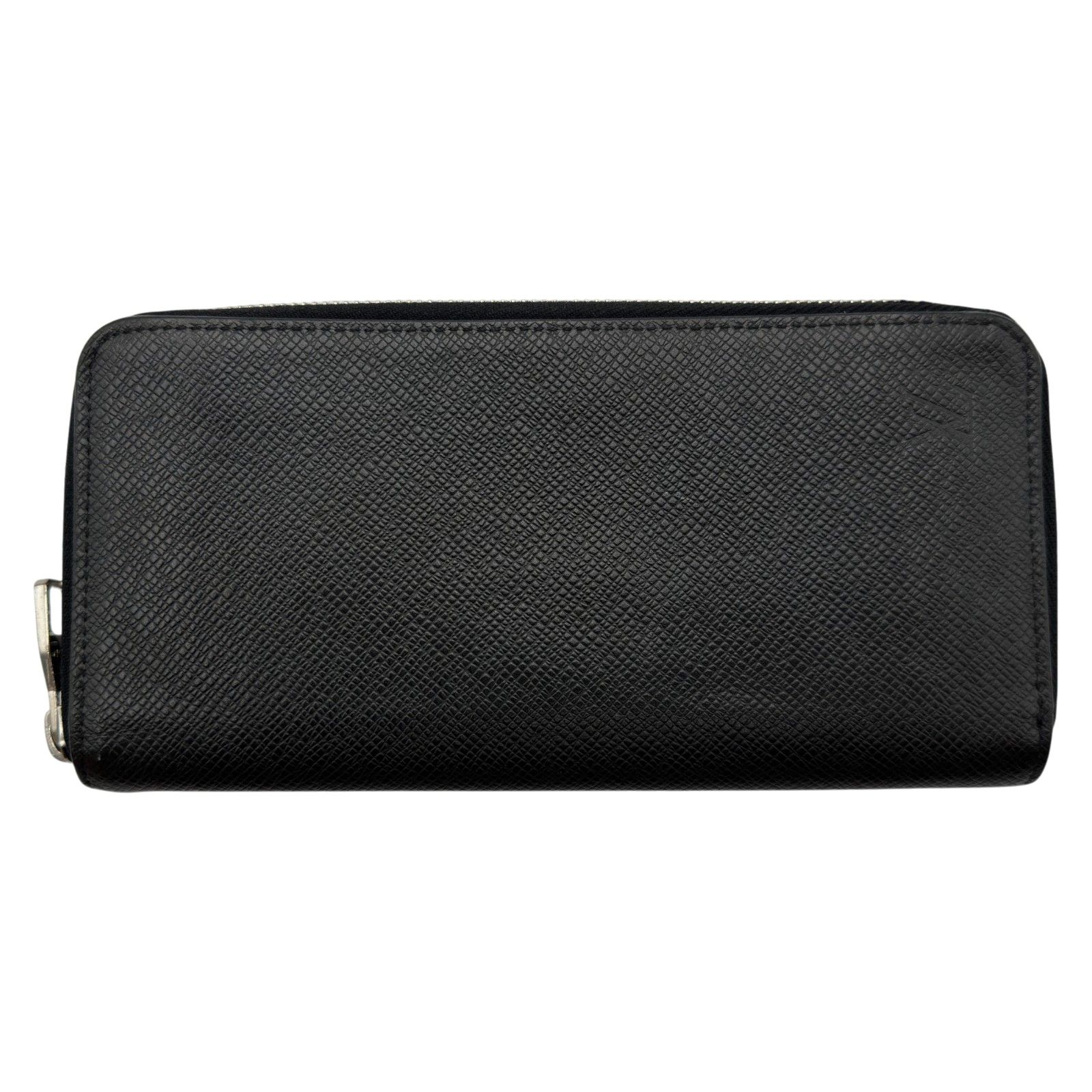 ルイ・ヴィトン LOUIS VUITTON ジッピーウォレット・ヴェルティカル M30503 ブラック タイガレザー メンズ 長財布
