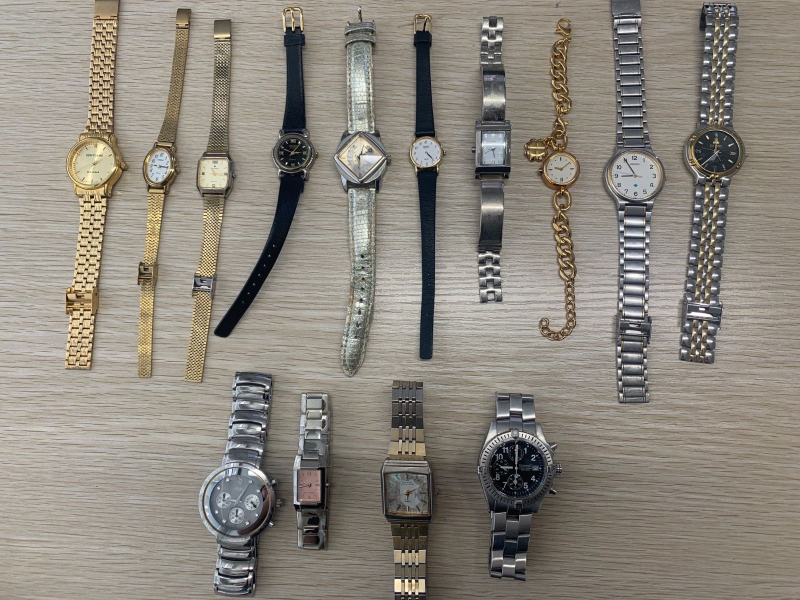 時計セット SEIKO 2本付き メンズ お得！ 時計 まとめ SEIKO A394②