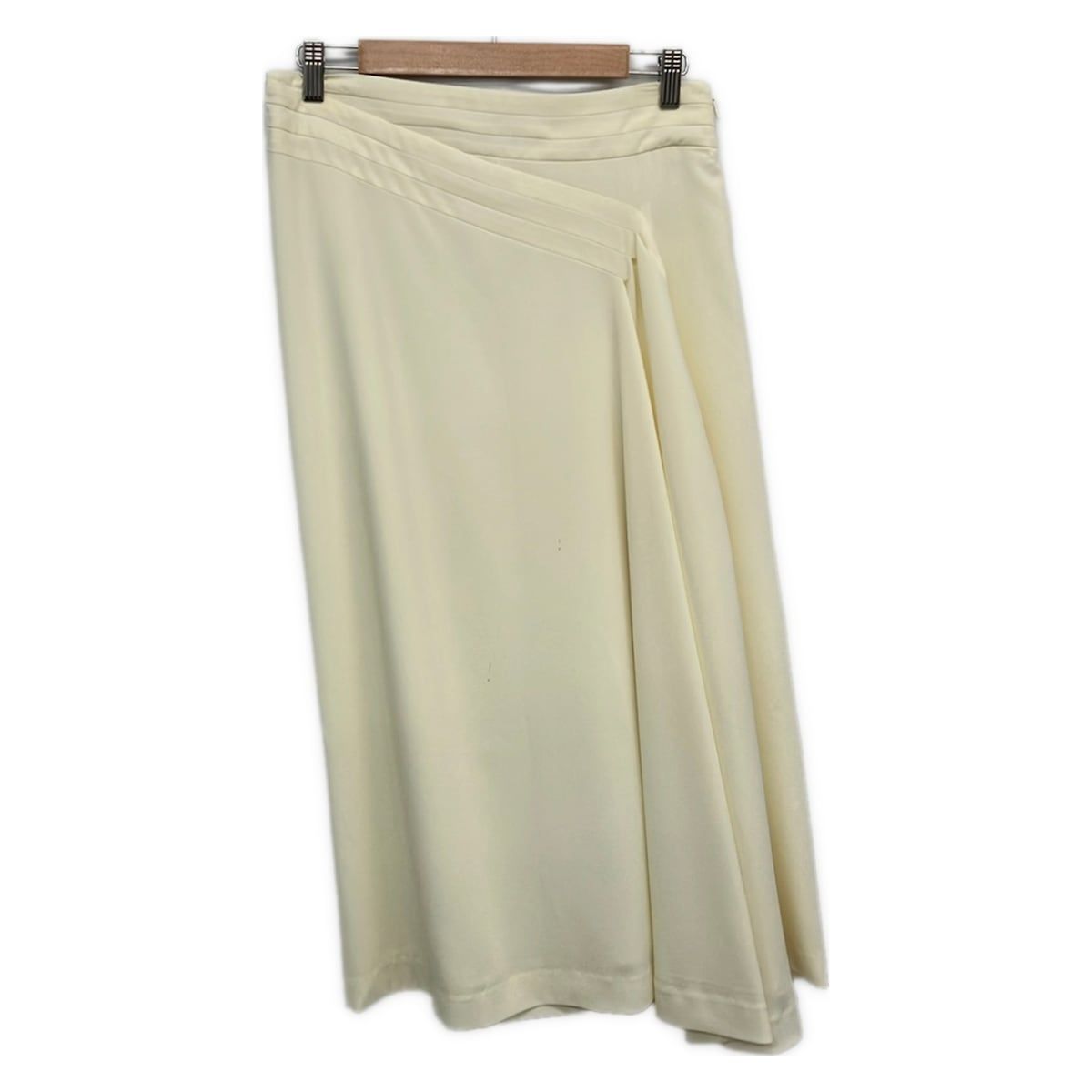 ISSEY MIYAKE FETE(イッセイミヤケフェット) ロングスカート サイズ03 L レディース美品 - アイボリー