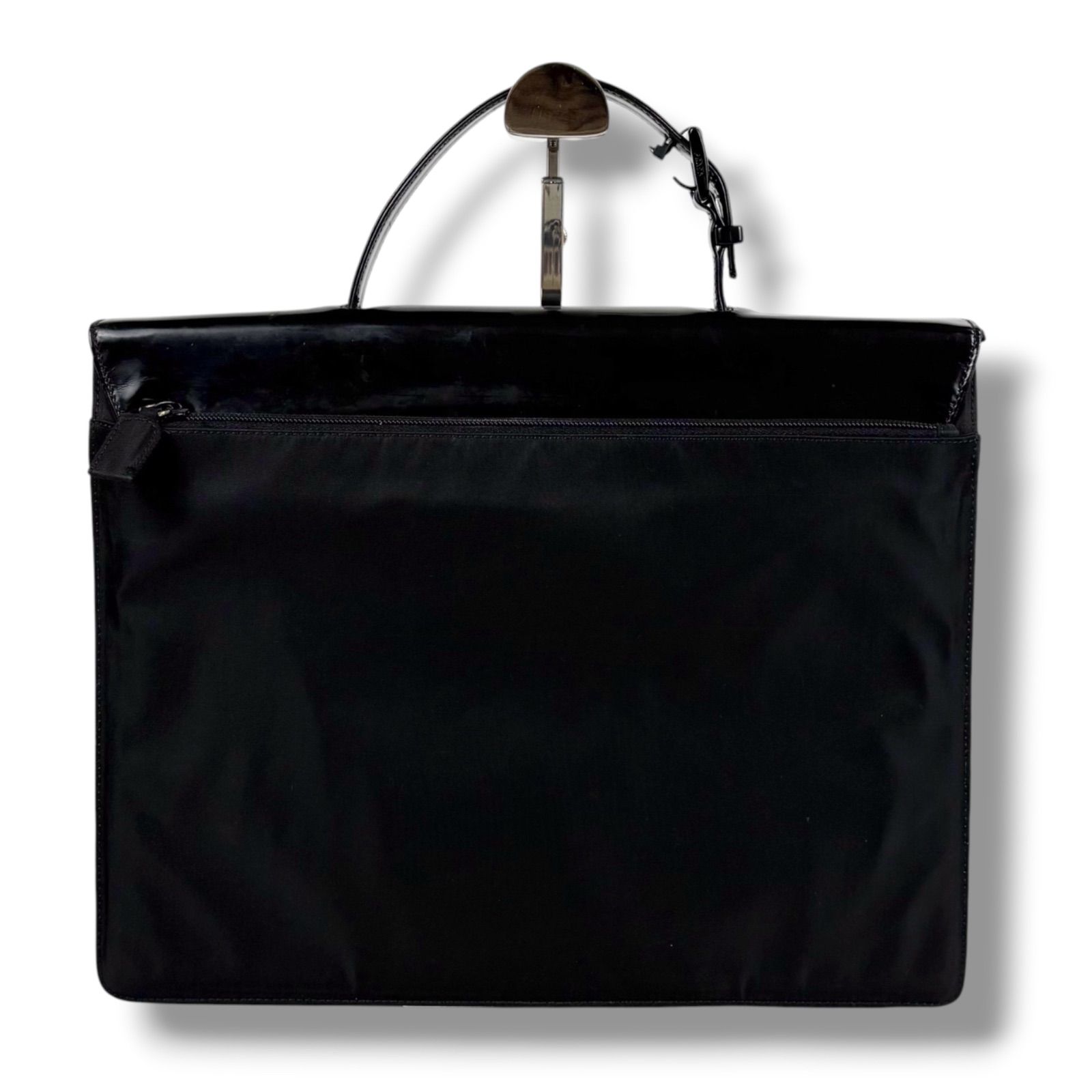 プラダ PRADA 2WAY 型押しロゴ ビジネスバッグ ショルダーバッグ 