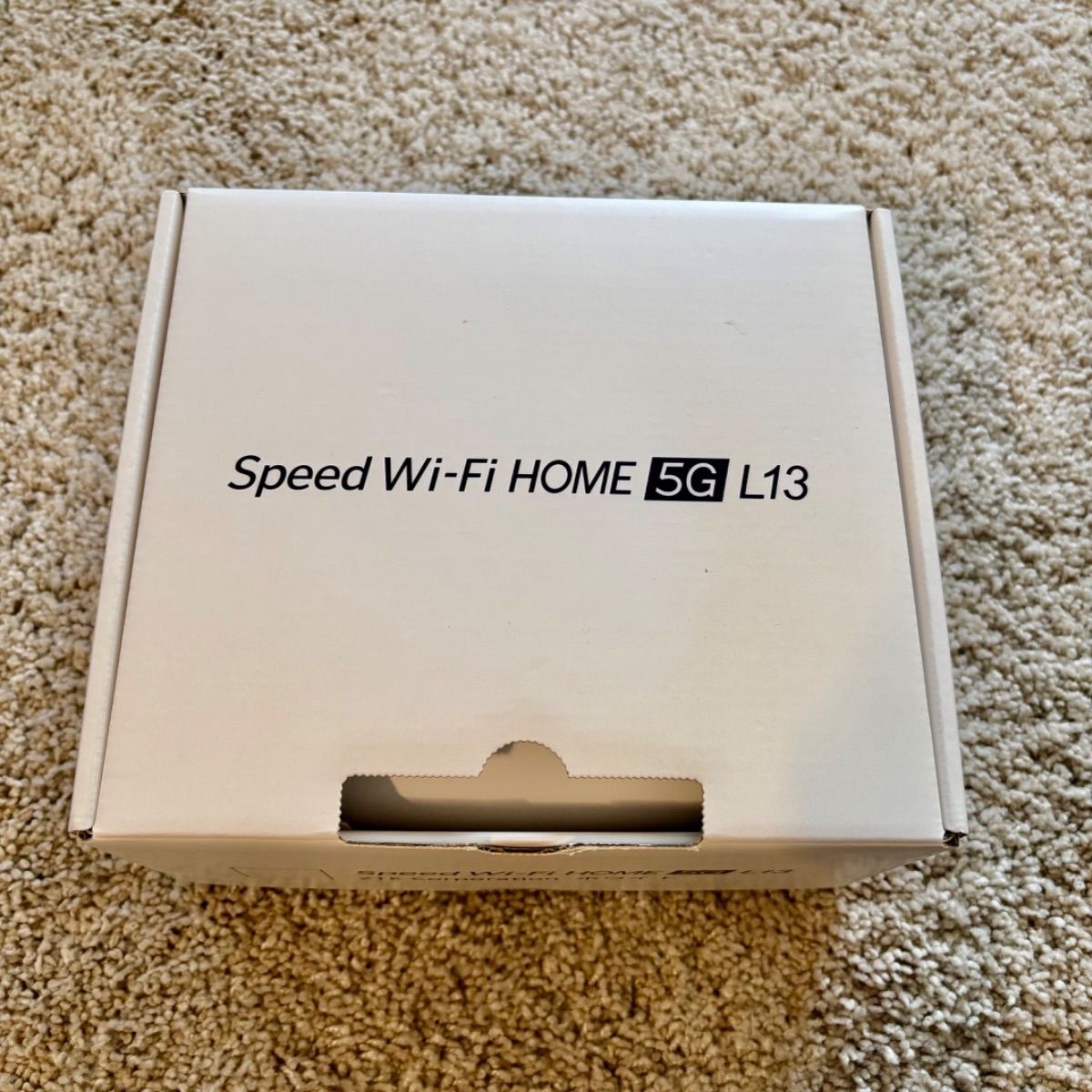 美品 Speed Wi-Fi Home 5G L13 ZTE Corporation ホワイト