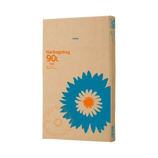 TANOSEE ゴミ袋 半透明 90L 110枚BOX 〔×10セット〕 26,052円