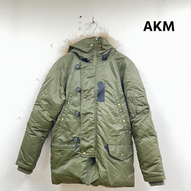 エーケーエム ラクーン ファー ダウン ジャケット N-3B フライト ジャケット メンズ M ISItems【USED】【古着】【中古】50159191