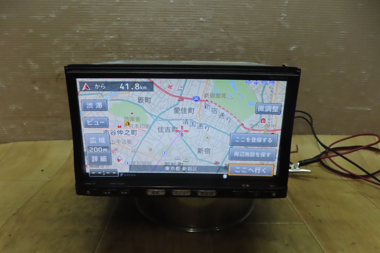 動作保証付★F6366/日産純正　MP311D-A　メモリーナビ　地図2011年　地デジTVフルセグ内蔵　Bluetooth内蔵　CD DVD再生OK