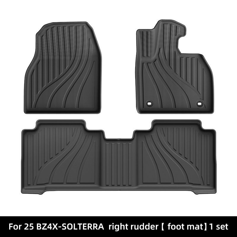 【送料込み】トヨタ bZ4X / スバル ソルテラ 2025年~ フロアマット TPE製 専用設計 カスタムフィット