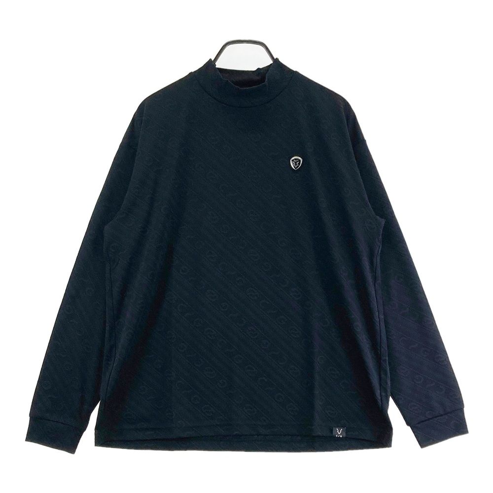 サイズ：4 CPG GOLF シーピージーゴルフ 2109-24203 長袖モックネックTシャツ ブラック系 [240101676517] ゴルフウェア メンズ ストスト