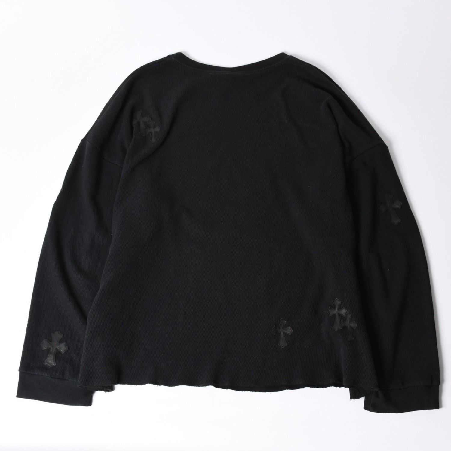 CHROME HEARTS クロムハーツ クロスパッチサーマルクルーネック 