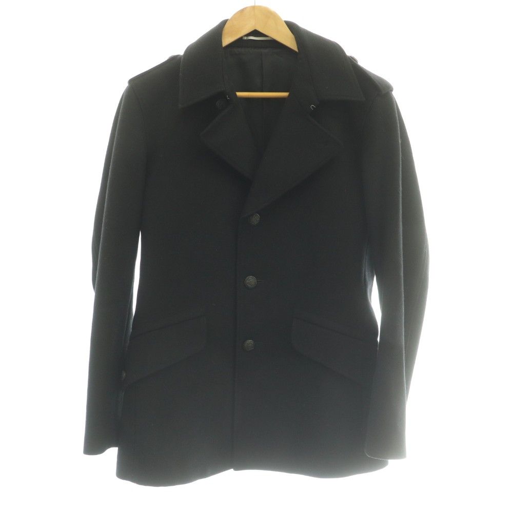 ピーエスポールスミス PS Paul Smith ピーコート ウール L 黒 ブラック /SS ■OS ■GY