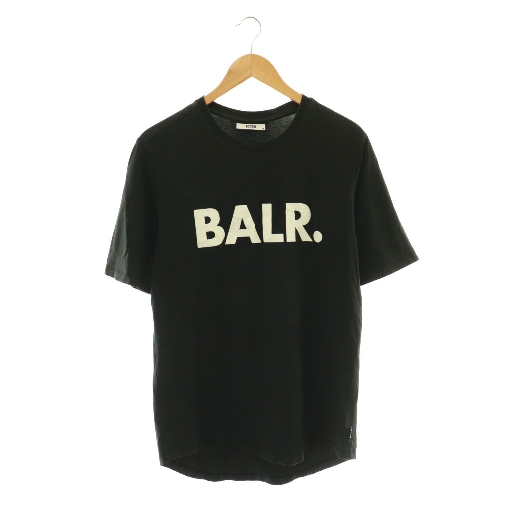 ボーラー BALR. Tシャツ カットソー 半袖 ロゴ M ブラック ホワイト /ES ■GY01