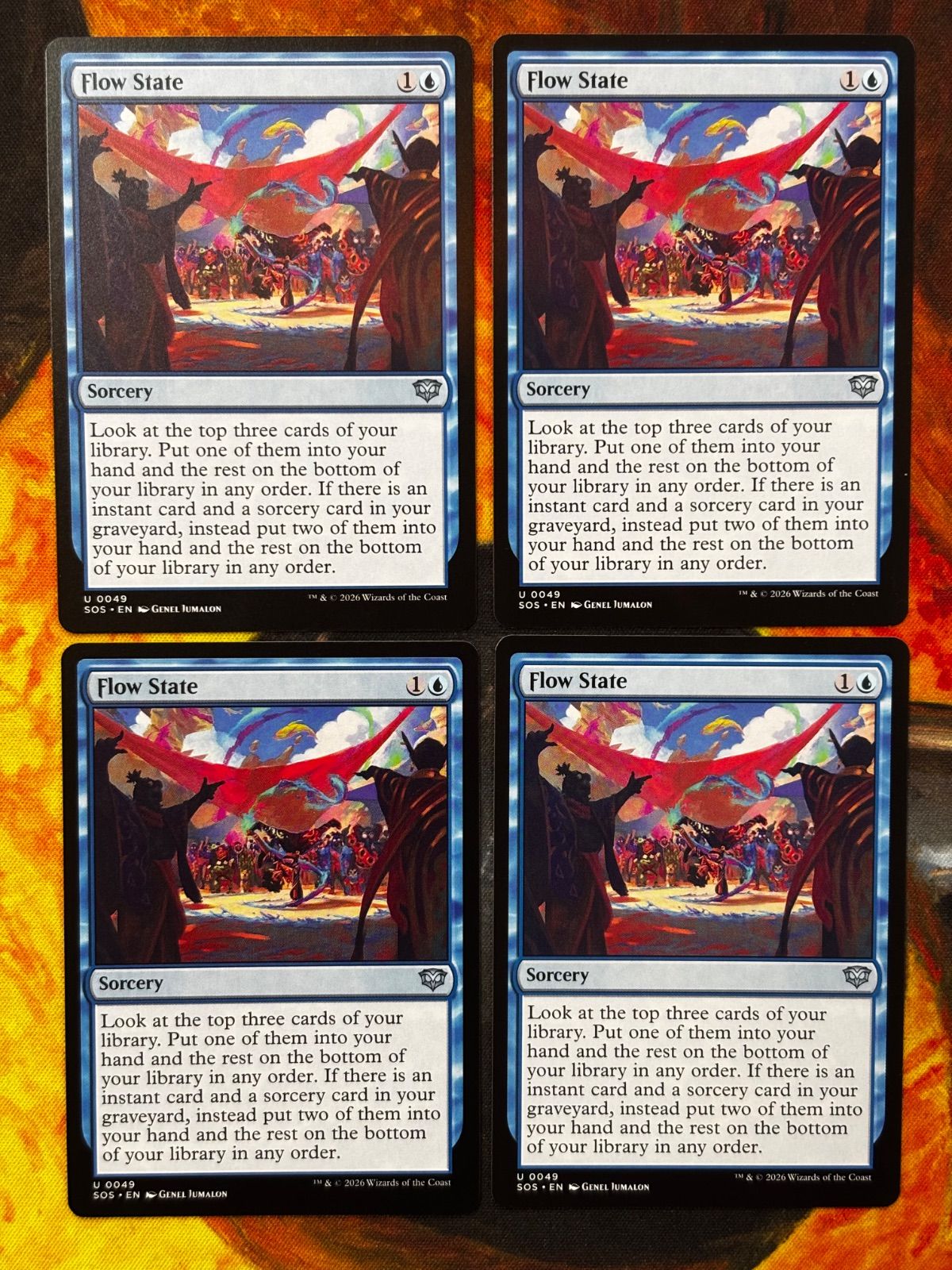 mtg マジック：ザ・ギャザリング 没頭　日本語4枚セット 没頭 4枚セット MTG State | mtg 日本語 Flow 英語版 没頭⁄Flow