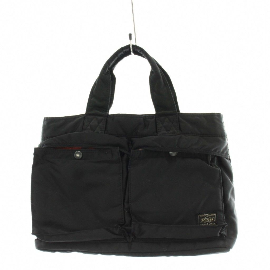 ポーター PORTER 吉田カバン タンカー トートバッグ ハンドバッグ ロゴ ナイロン 黒 ブラック /AN14 ■GY18 11,925円