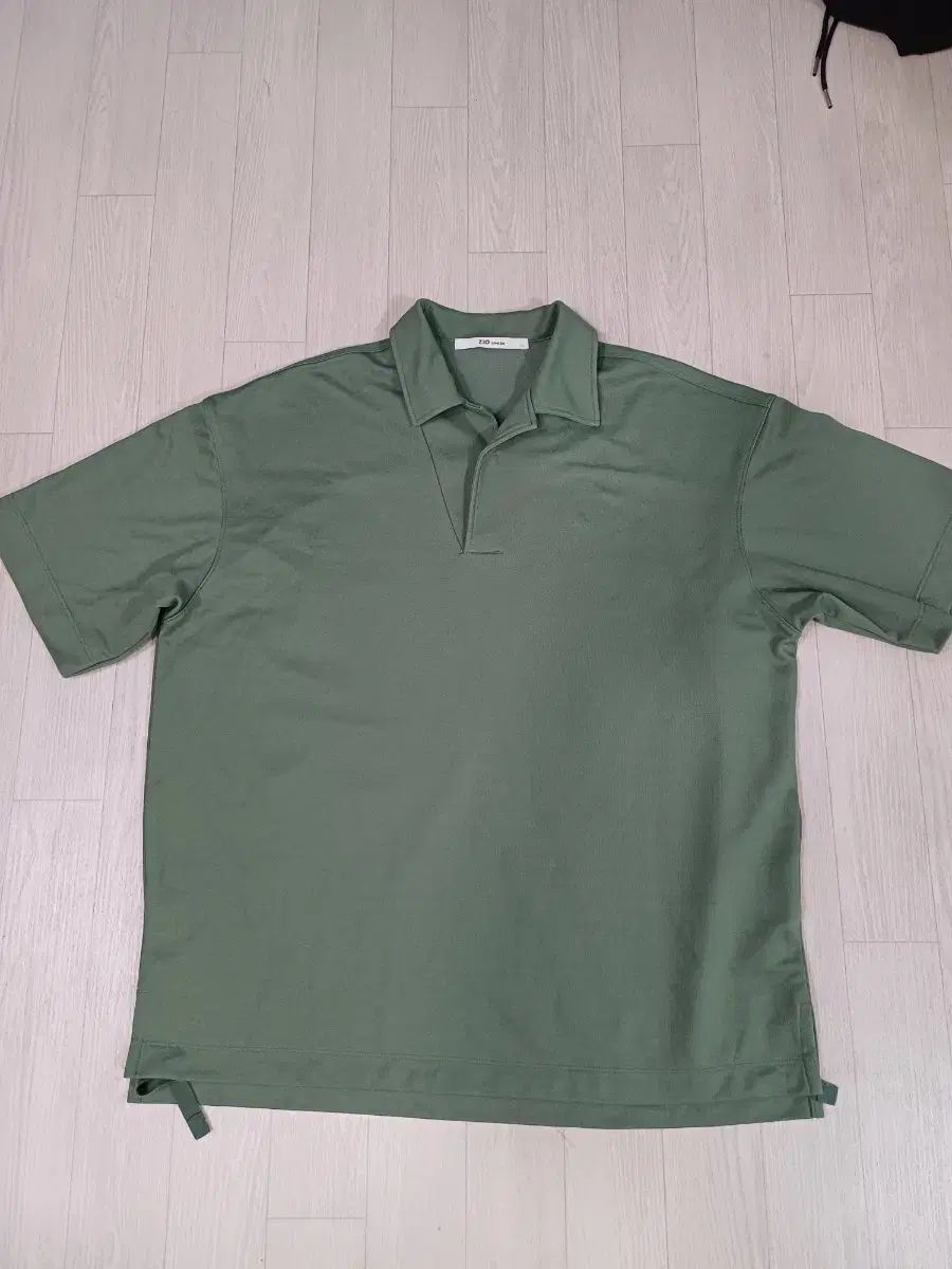ZIOSONGZIO 半袖 ポロTシャツ カーキ オーバーサイズ 100サイズ 5,818円