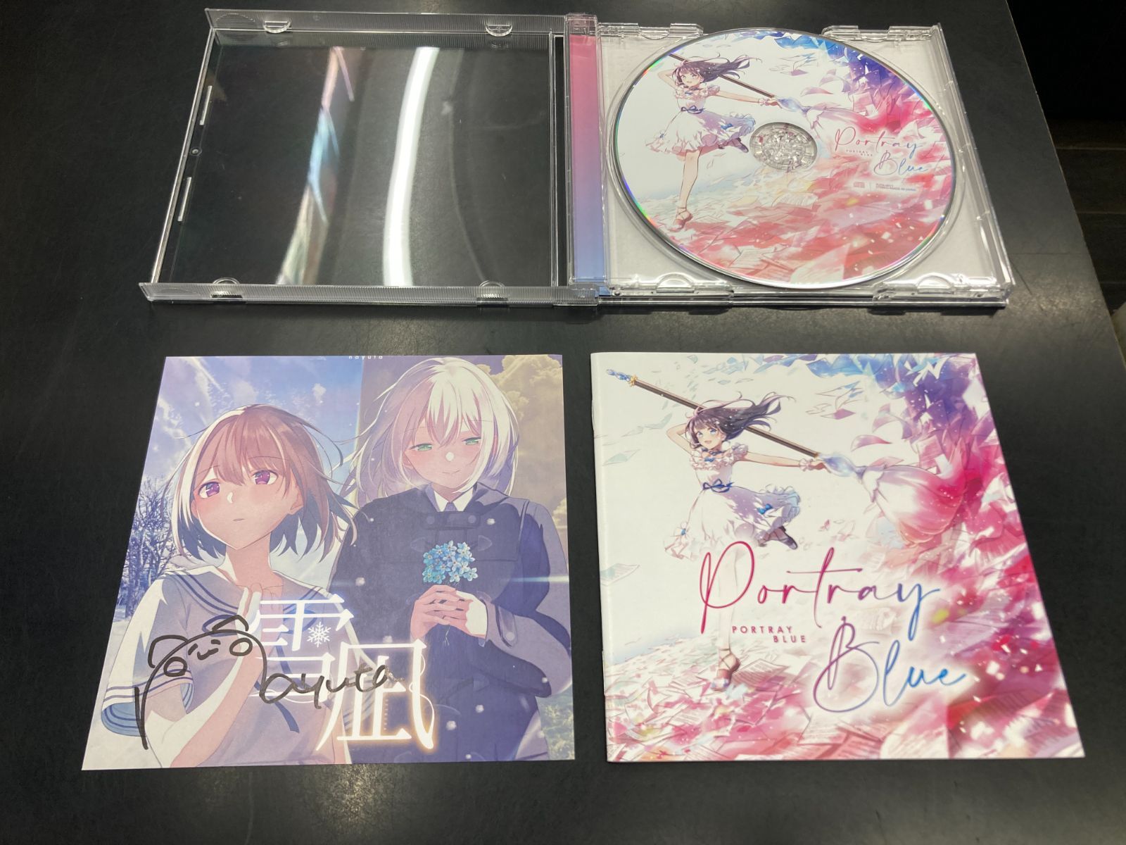 中古CD/稀少！】 nayuta 「Portray Blue」直筆サイン入りジャケット