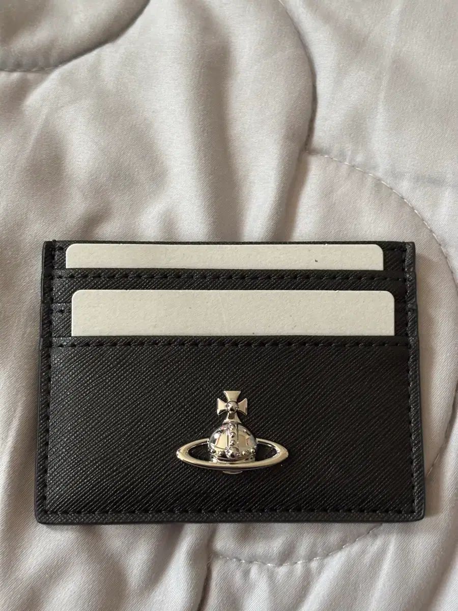 正規品 VIVIENNE WESTWOOD ヴィヴィアン・ウエストウッド サフィアーノ カードウォレット ブラック 新品