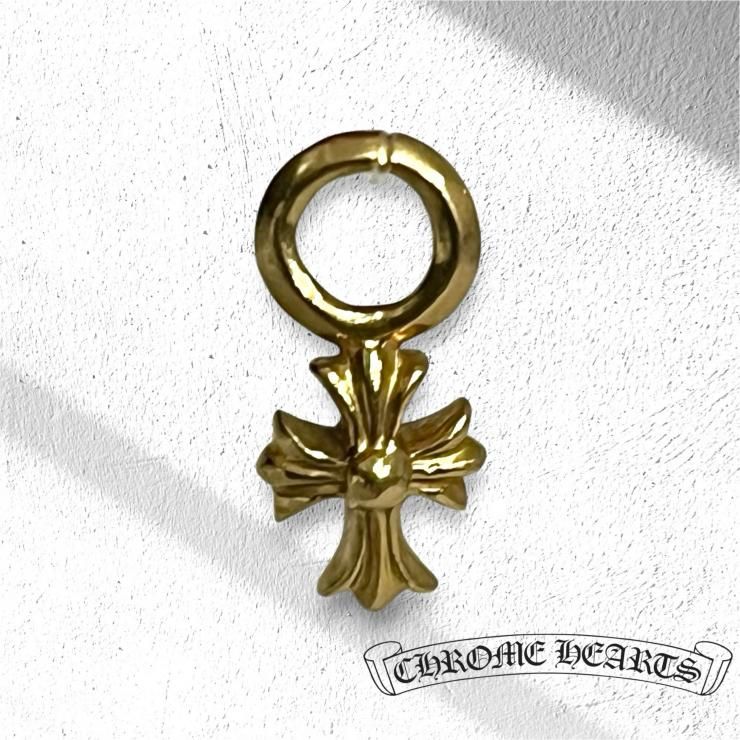 CHROMEHEARTS クロムハーツ スタックCHクロス STACK CH CROSS スタックチャーム ペンダントトップ アクセサリー 22K ★美品★