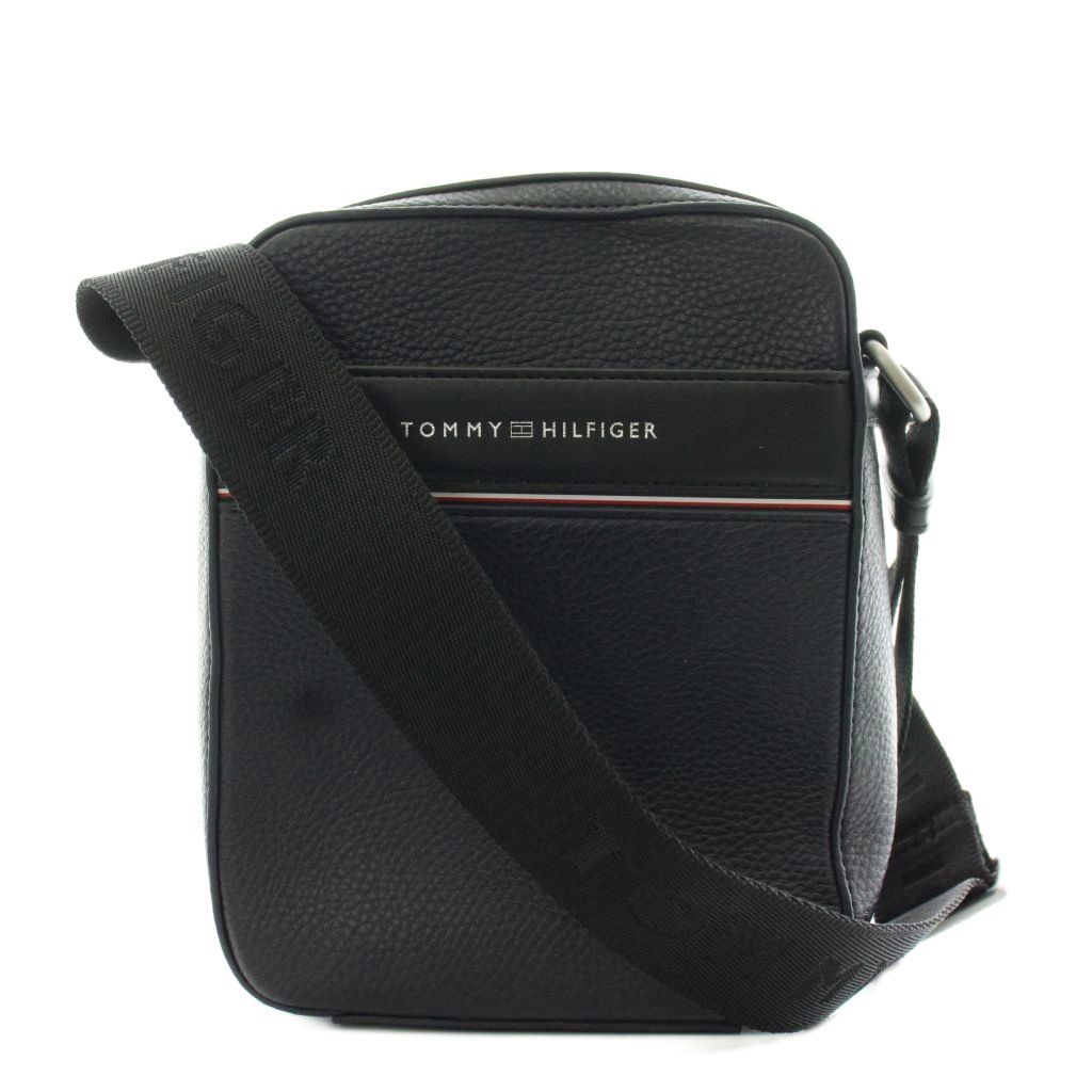トミーヒルフィガー TOMMY HILFIGER コープミニリポーターバッグ ショルダーバッグ ロゴ 紺 ネイビー /AN60 ■GY18