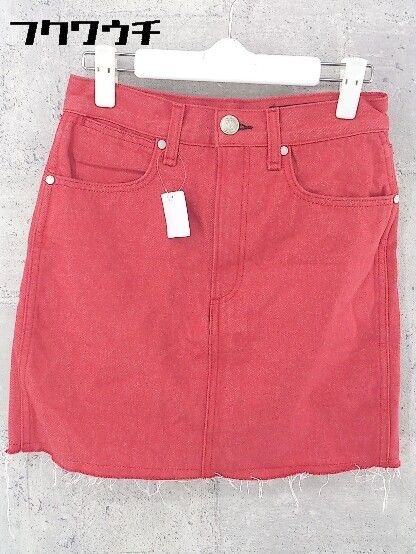 ◇ rag&bone ラグ＆ボーン ミニ ミニ スカート サイズ24 レッド レディース 【中古】 【1002799801027】