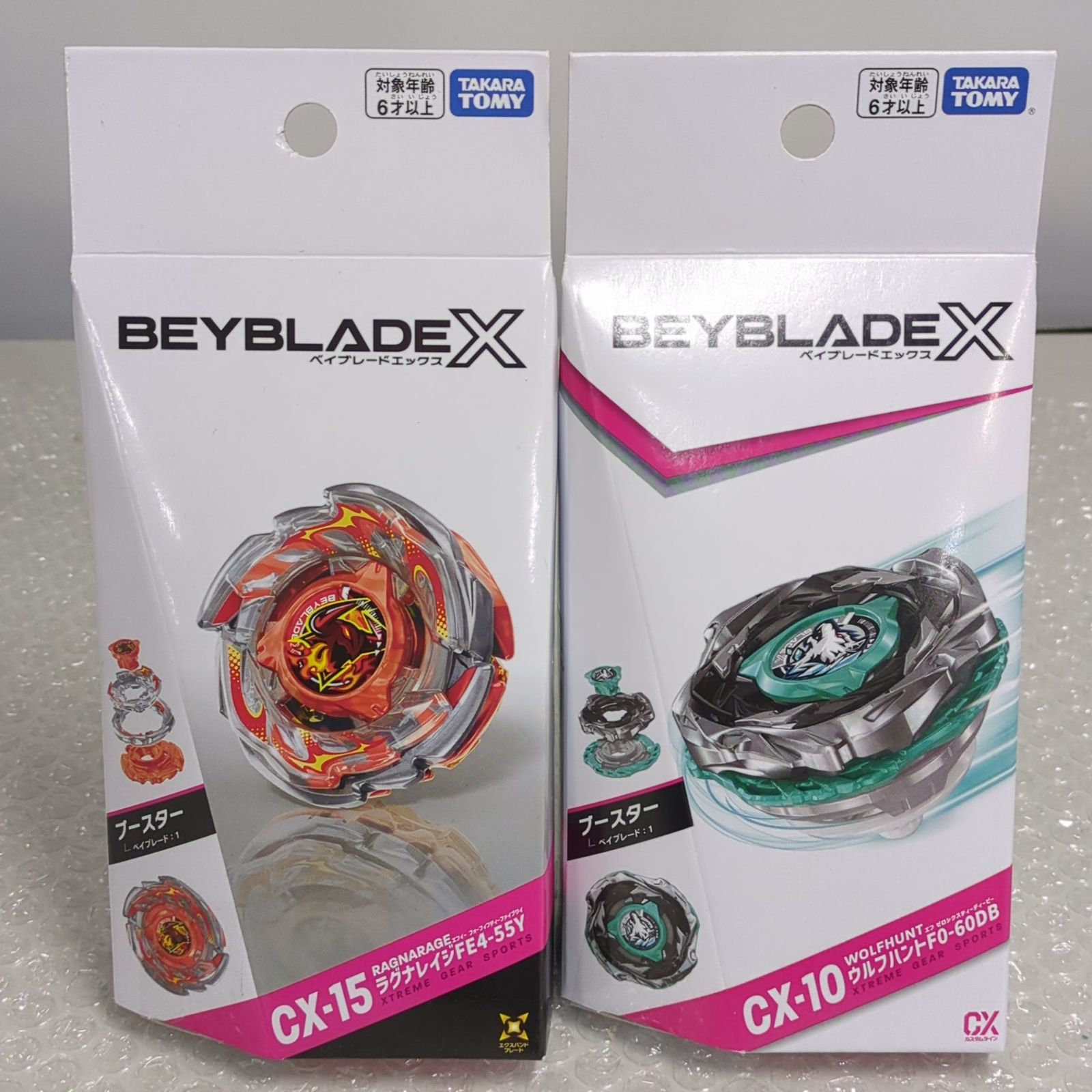 D42722】（未開封品）ベイブレードX 6点セット BX-44 UX-16 CX-15 他 