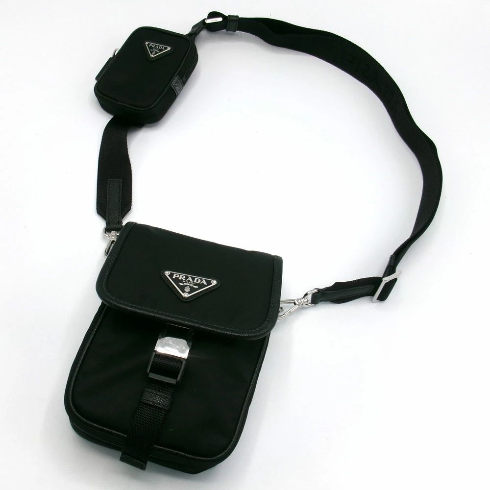 新品】プラダ バッグ ショルダーバッグ PRADA ナイロン トライアングル