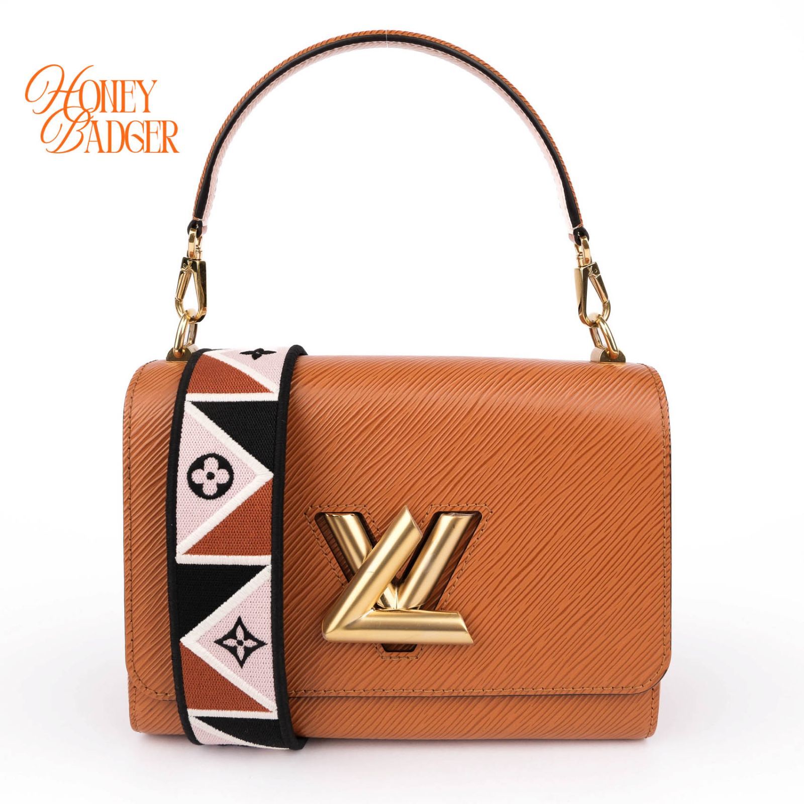 【中古】ルイ・ヴィトン Louis Vuitton エピ ツイスト MM (ブラウン/キャメル) M59026 RFID反応あり