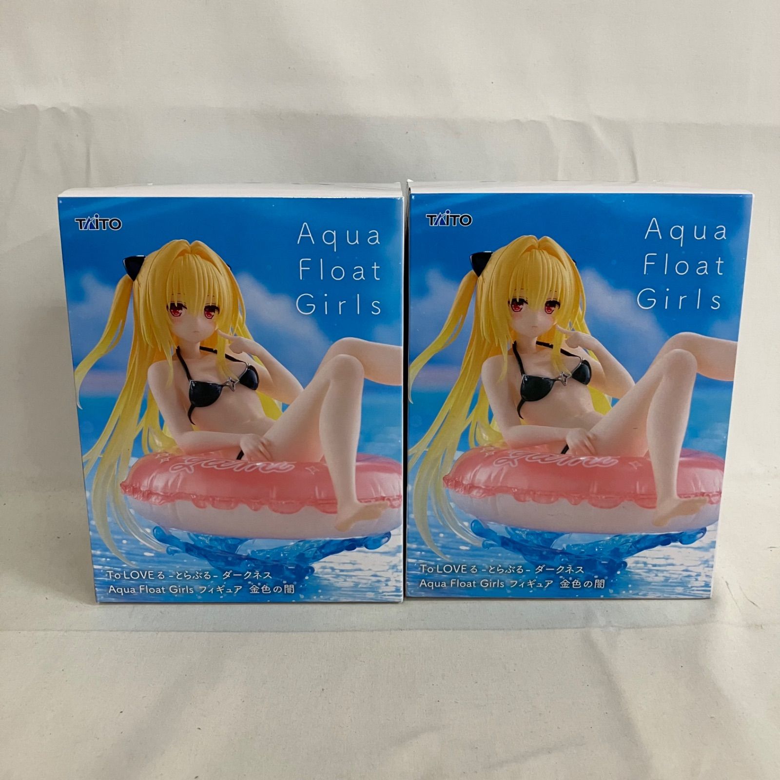 未開封 To LOVEる Aqua Float Girls 金色の闇 フィギュア 2個セット 