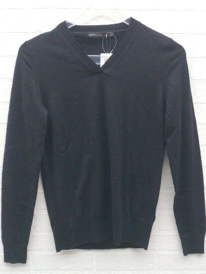 ◇ LAPIS LUCE PER BEAMS ラピスルーチェパービームス ウール ニット 長袖 セーター 2 ブラック * 1002799871259 【中古】 【1002799871259】